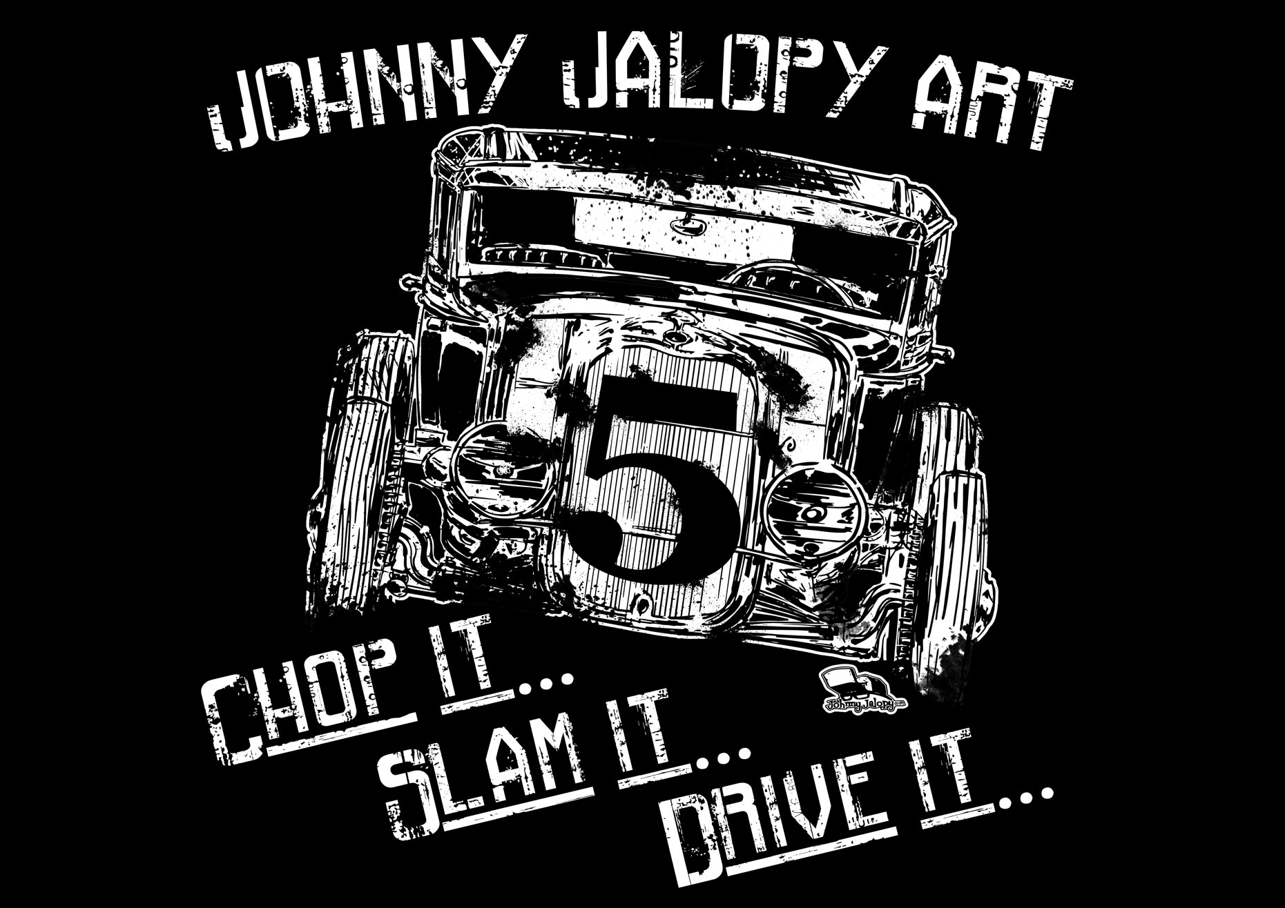 Johnny Jalopy Hot Rod Art